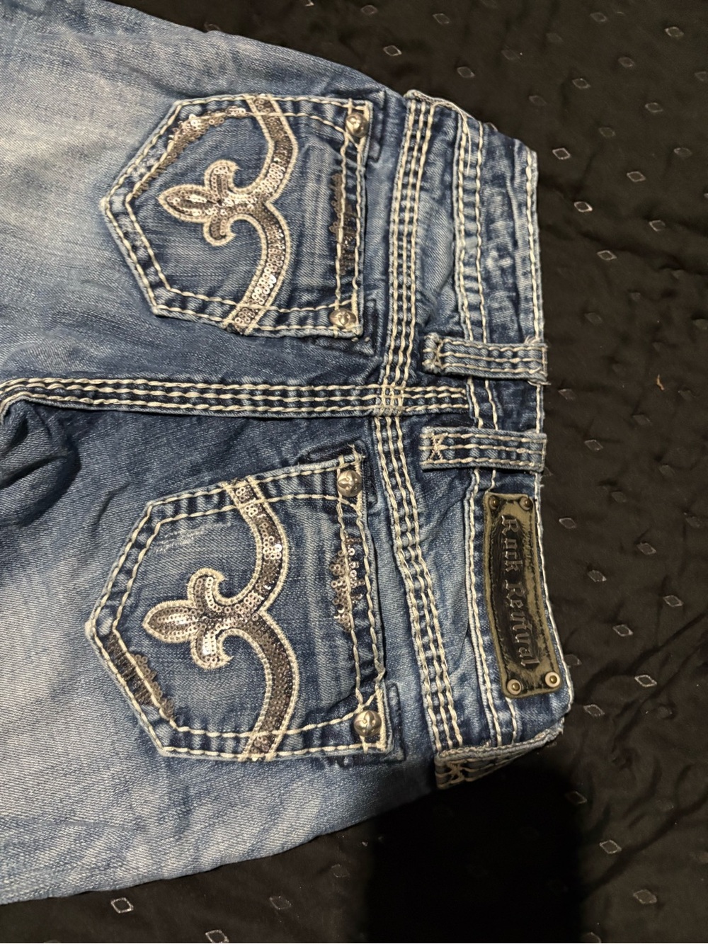 Miss Me Embellished Blue Wash Women's Jeans